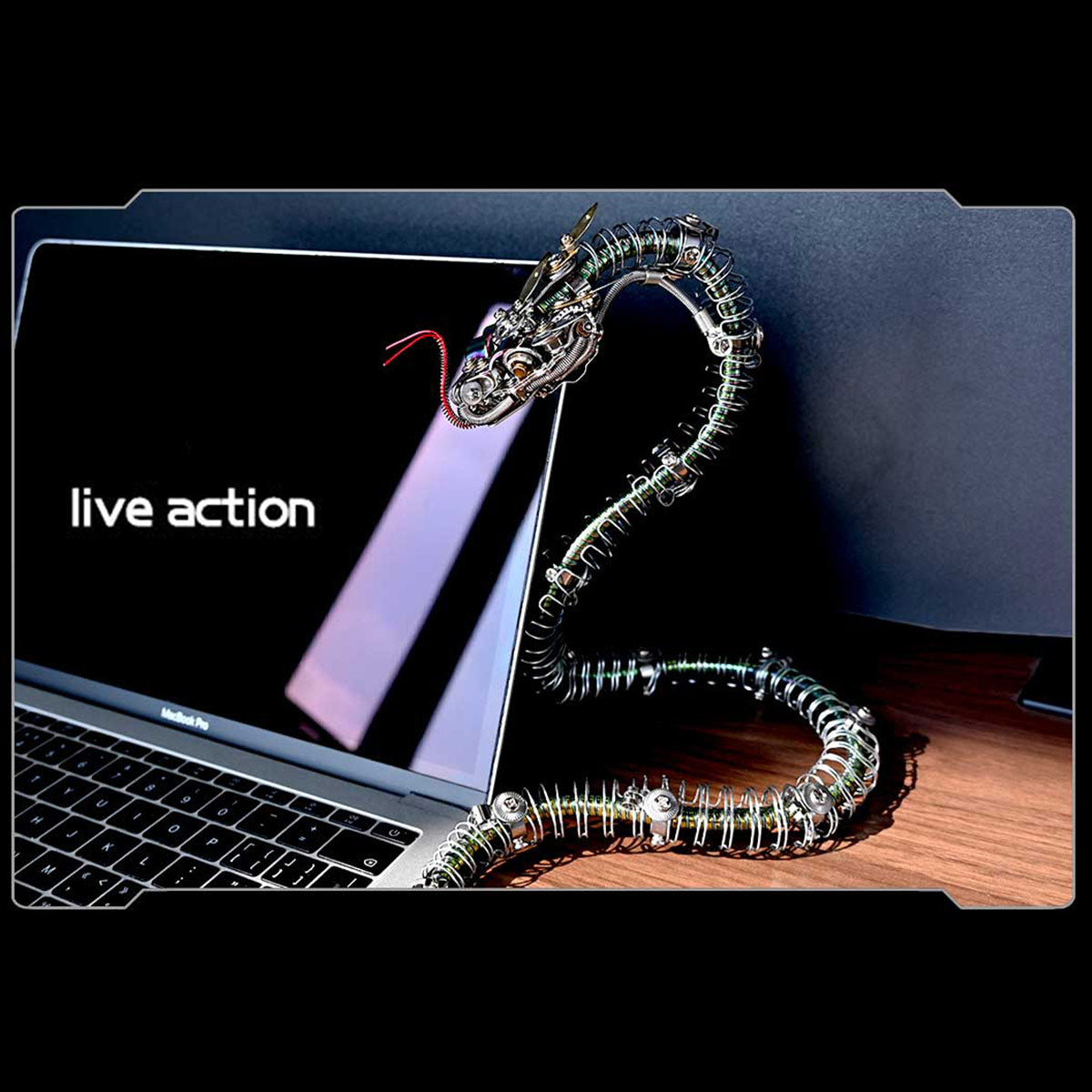مجموعة نموذج ثعبان ميكانيكي معدني ثلاثي الأبعاد من Legendary Serpent، 500 قطعة، متوفرة للطلب المسبق