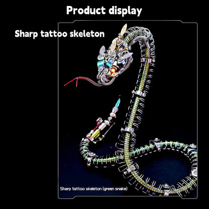 مجموعة نموذج ثعبان ميكانيكي معدني ثلاثي الأبعاد من Legendary Serpent، 500 قطعة، متوفرة للطلب المسبق