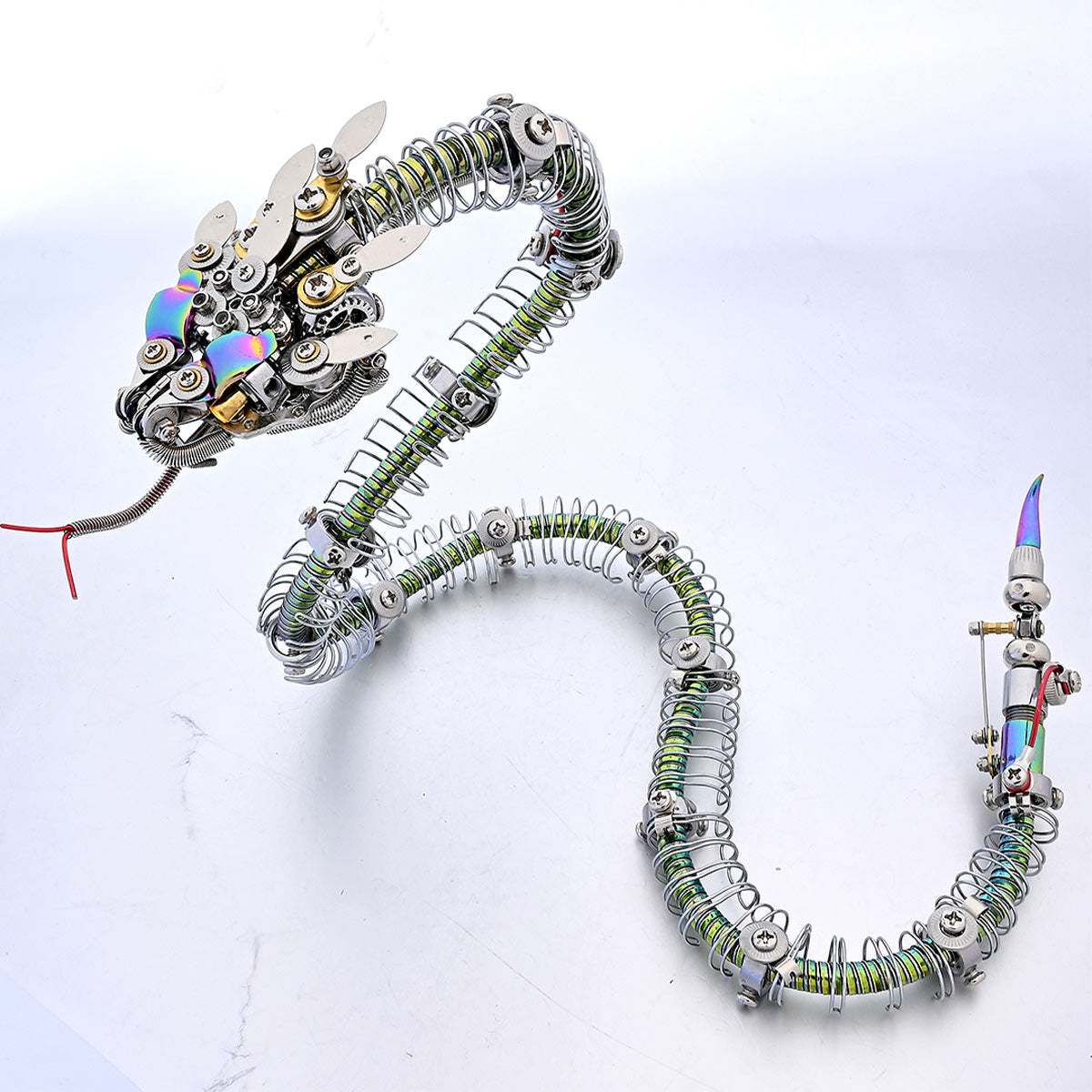 مجموعة نموذج ثعبان ميكانيكي معدني ثلاثي الأبعاد من Legendary Serpent، 500 قطعة، متوفرة للطلب المسبق