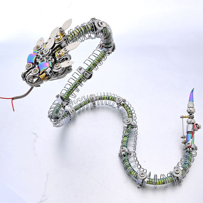 مجموعة نموذج ثعبان ميكانيكي معدني ثلاثي الأبعاد من Legendary Serpent، 500 قطعة، متوفرة للطلب المسبق