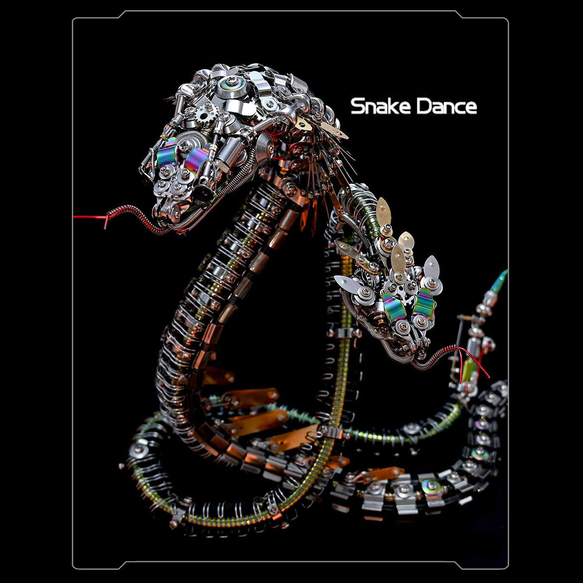 مجموعة نموذج ثعبان ميكانيكي معدني ثلاثي الأبعاد من Legendary Serpent، 500 قطعة، متوفرة للطلب المسبق