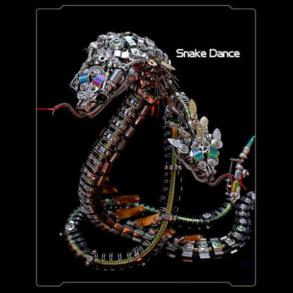 مجموعة نموذج ثعبان ميكانيكي معدني ثلاثي الأبعاد من Legendary Serpent، 500 قطعة، متوفرة للطلب المسبق