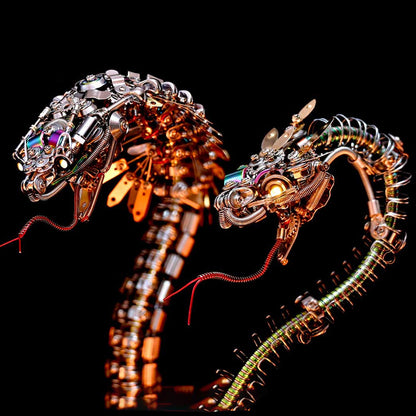 مجموعة نموذج ثعبان ميكانيكي معدني ثلاثي الأبعاد من Legendary Serpent، 500 قطعة، متوفرة للطلب المسبق