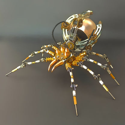 Metal Model Kits 512PCS Metal Spider Bluetooth Speaker Steampunk