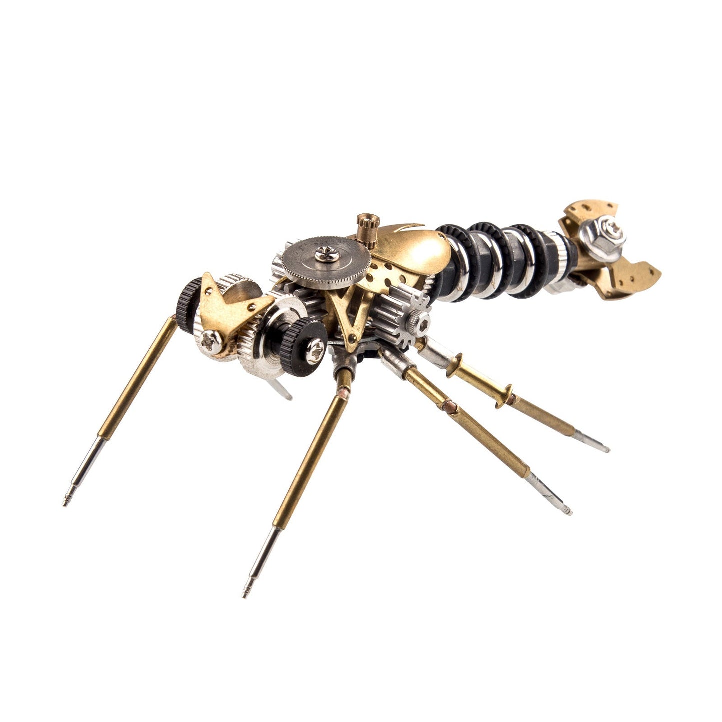 Insectos Steampunk en 3D, bichos de metal, mosquitos, tijeretas, abejas, maquetas, gadgets