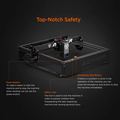 Official Refurbished-ACMER P1 20W Laser Engraver Cutting Machine