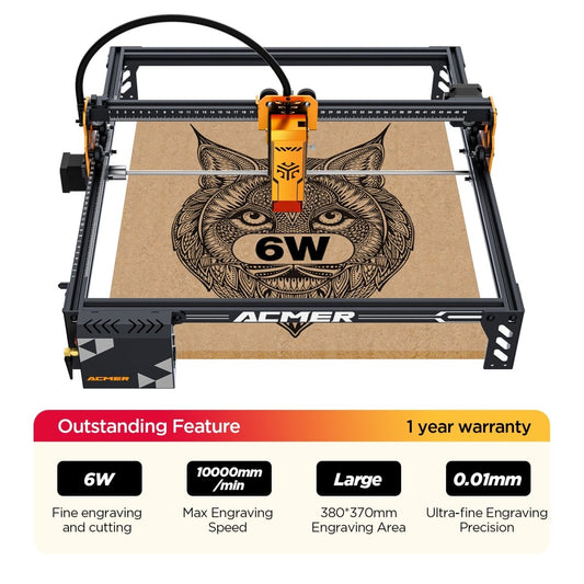 Official Refurbished-ACMER P1 S pro 6w Laser Engraver Machine