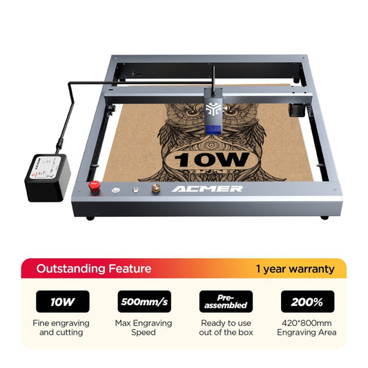 Official Refurbished-ACMER P2 10W Laser Engraver Cutting Machine
