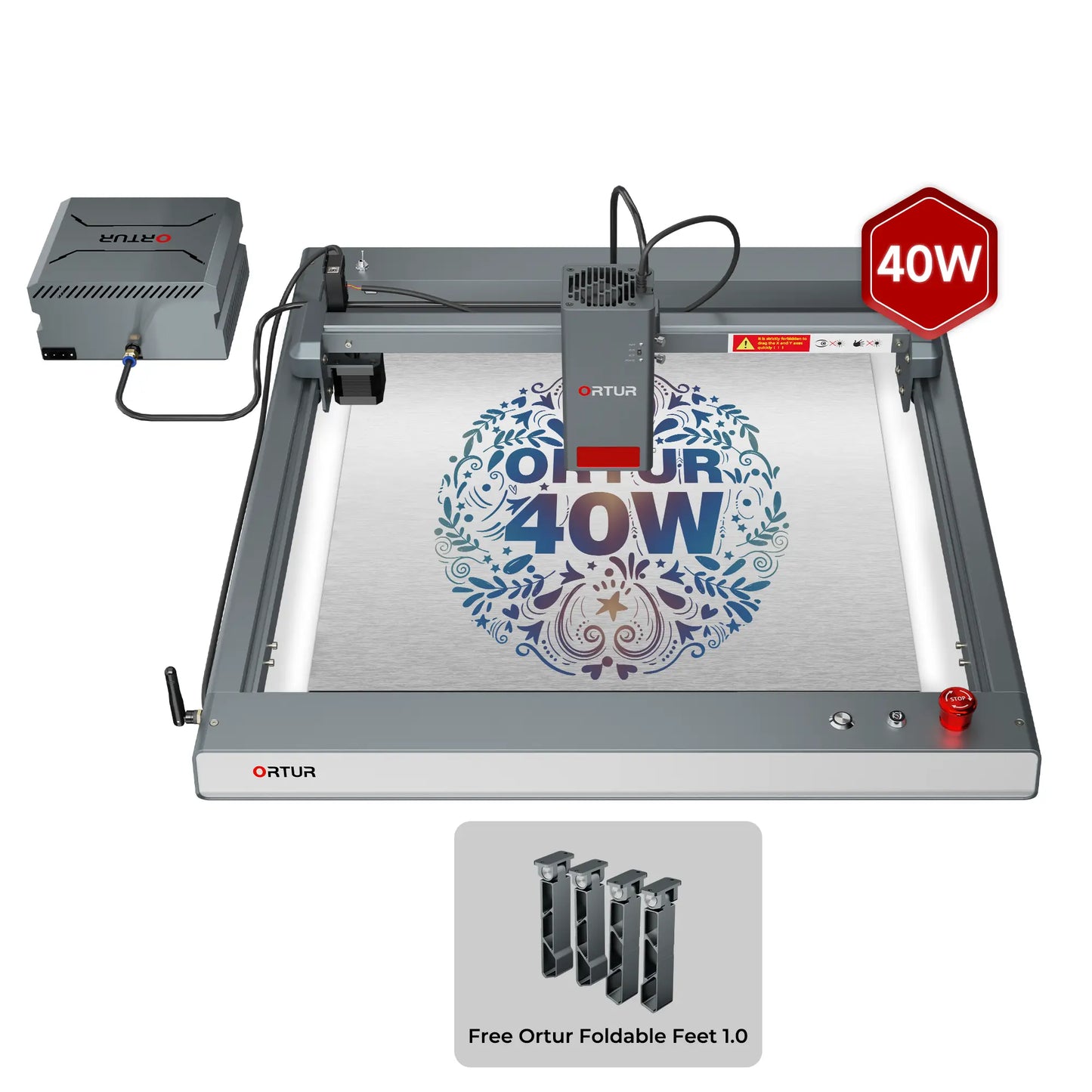 Ortur Laser Master 3 Laser Engraving & Cutting Machine 20,000mm/min (40W/20W/10W)