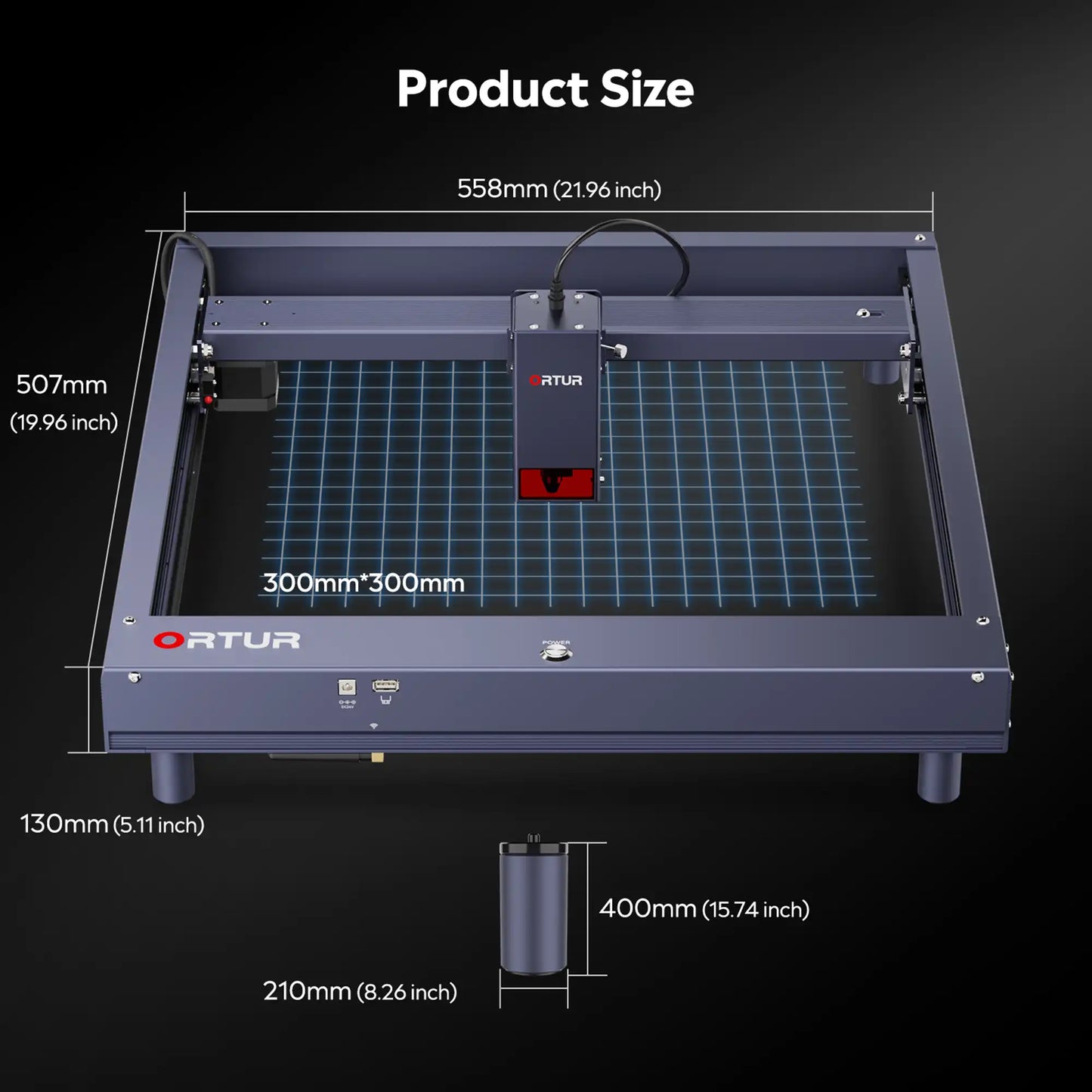 Ortur Laser Master H10 Engraving & Cutting Machine 20,000mm/min 20W