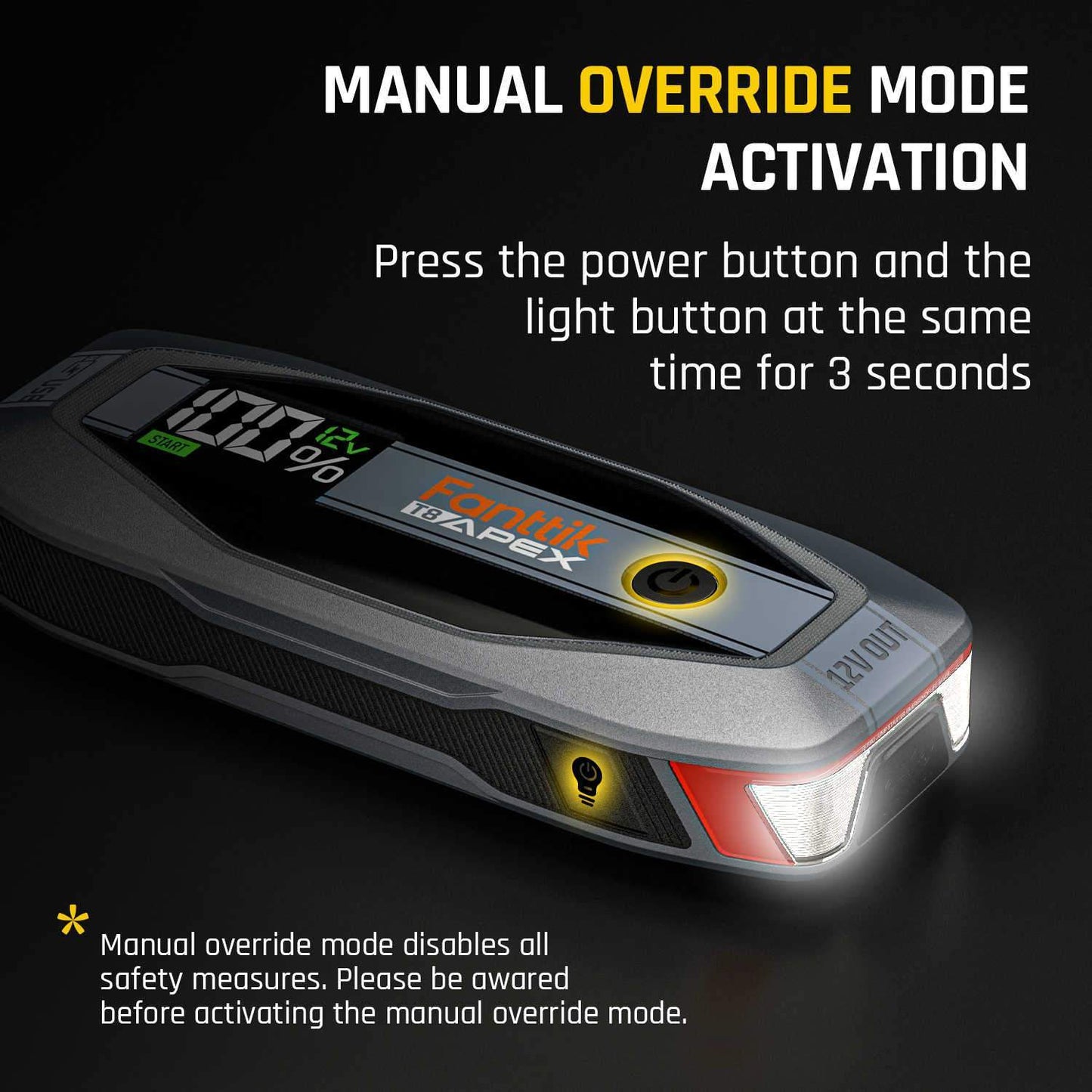 Fanttik V8 Mate Cordless Car Vacuum and T8 APEX 2000Amp Jump Starter