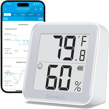 Refurbished GoveeLife Smart Thermo-Hygrometer 2s