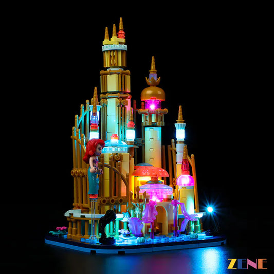 Kit de iluminación para LEGO Mini Disney Ariel Castle n.° 40708
