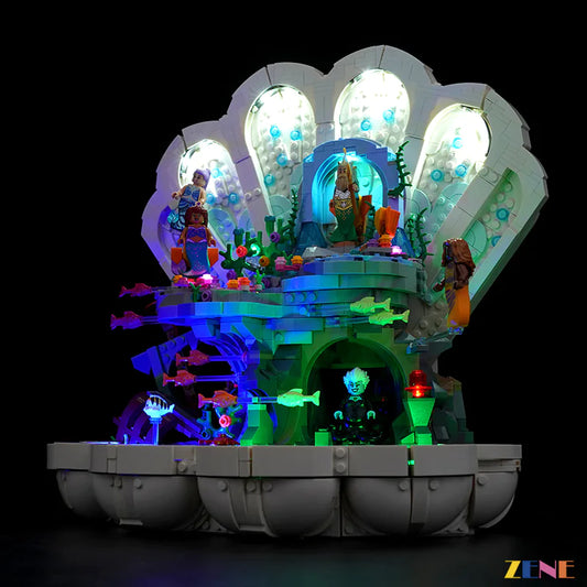 Kit de iluminación para LEGO La Sirenita: Almeja Real n.° 43225