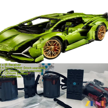 Kit de funciones de potencia para motor LEGO Lamborghini Sián FKP 37 #42115