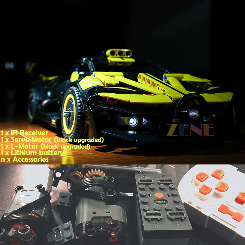 Kit de funciones de potencia LEGO Bugatti Bolide #42151 Motor