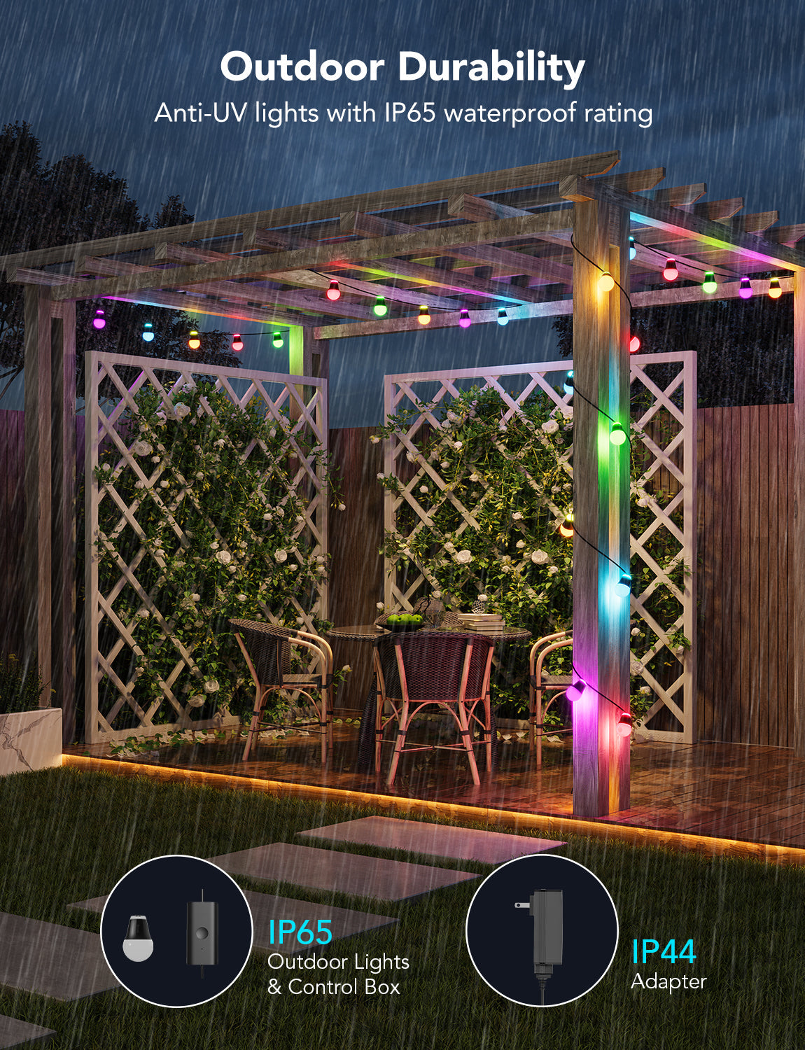 Refurbished Outdoor String Lights H1