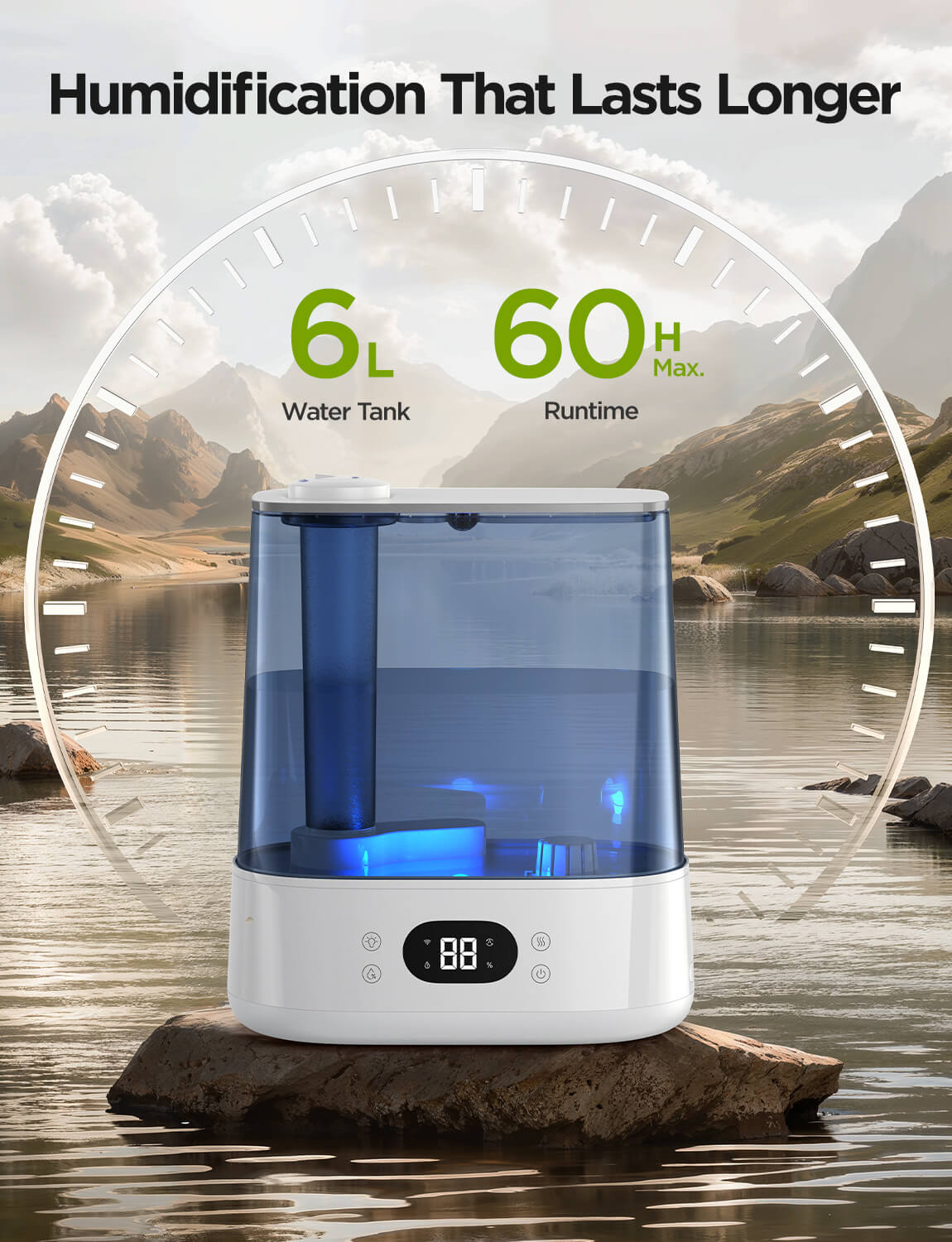 GoveeLife Smart Humidifier 2 Lite (6L)