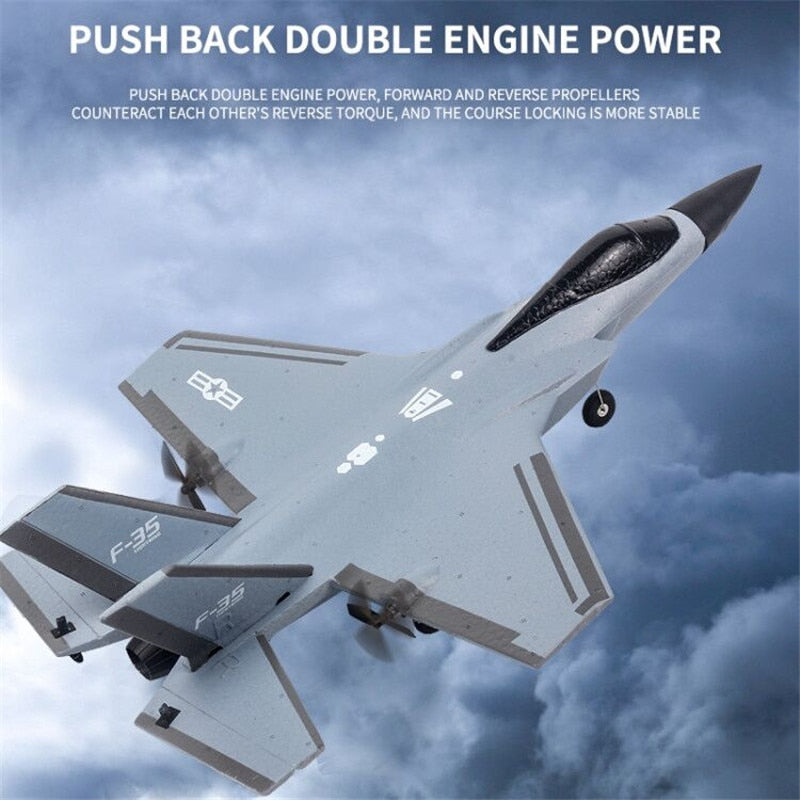 RC Plane FX935 F35 Fighter 2.4G 4CH EPP RC Airplane 315mm Wingspan RTF Glider Toys
