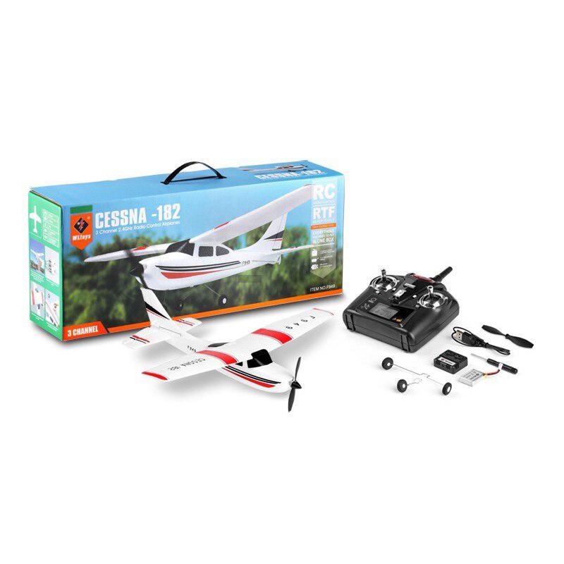 RC Plane WLtoys F949S 3CH 2.4G Cessna-182 EPP RC Plane RTF Outdoor Glider Toys
