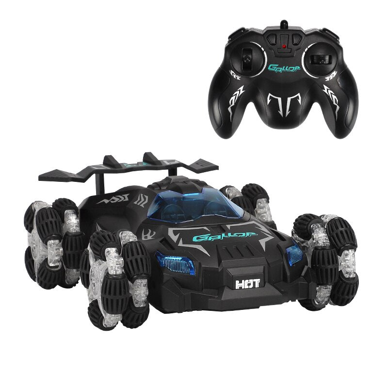 1:12 Spray Drift RC Stunt car 2.4G 4WD High Speed Off-road Vehicle Model With Music Light