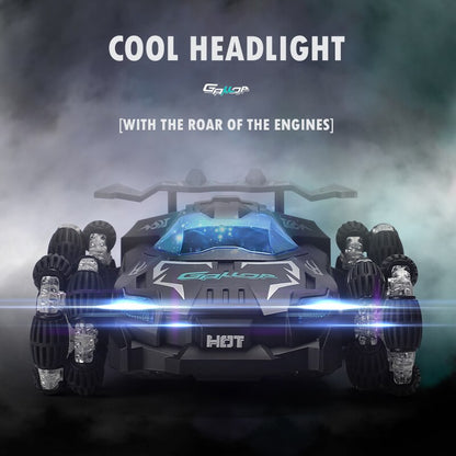 1:12 Spray Drift RC Stunt car 2.4G 4WD High Speed Off-road Vehicle Model With Music Light
