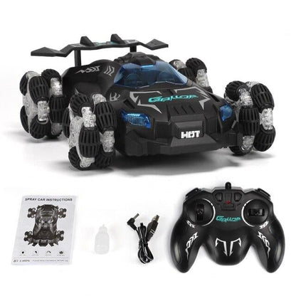 1:12 Spray Drift RC Stunt car 2.4G 4WD High Speed Off-road Vehicle Model With Music Light