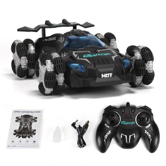 1:12 Spray Drift RC Stunt car 2.4G 4WD High Speed Off-road Vehicle Model With Music Light