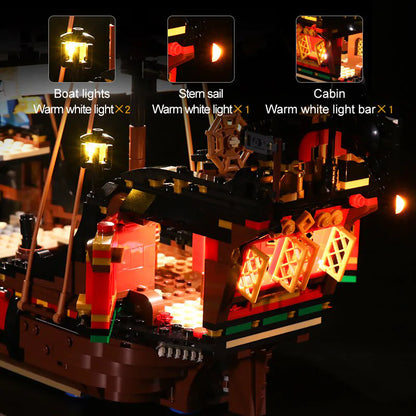 Kit de iluminación LEGO Barco Pirata n.° 31109