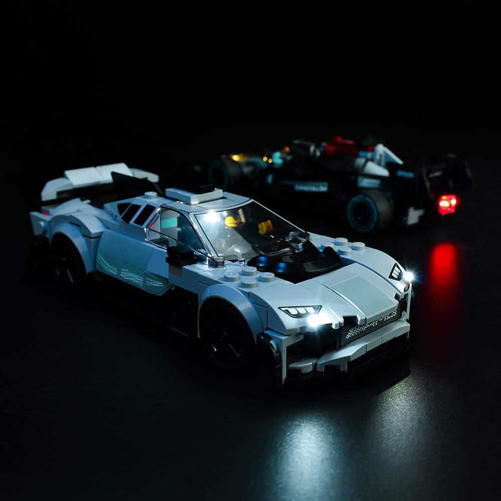 Kit de iluminación LEGO Mercedes AMG F1 n.° 76909