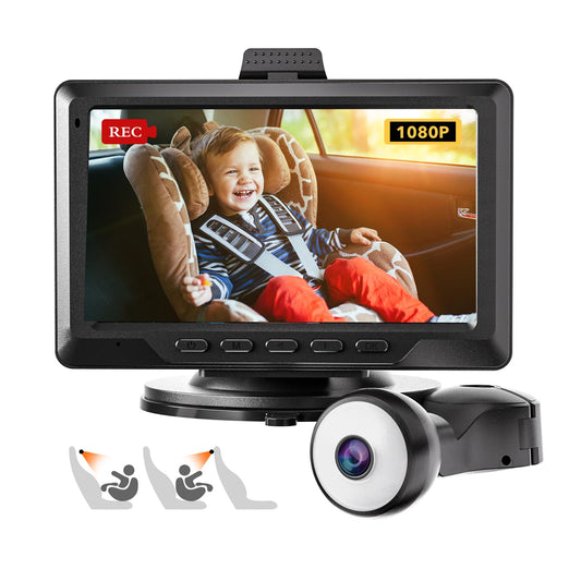 Redtiger 1080P Full-Color Night Vision Rear Facing Baby Monitor