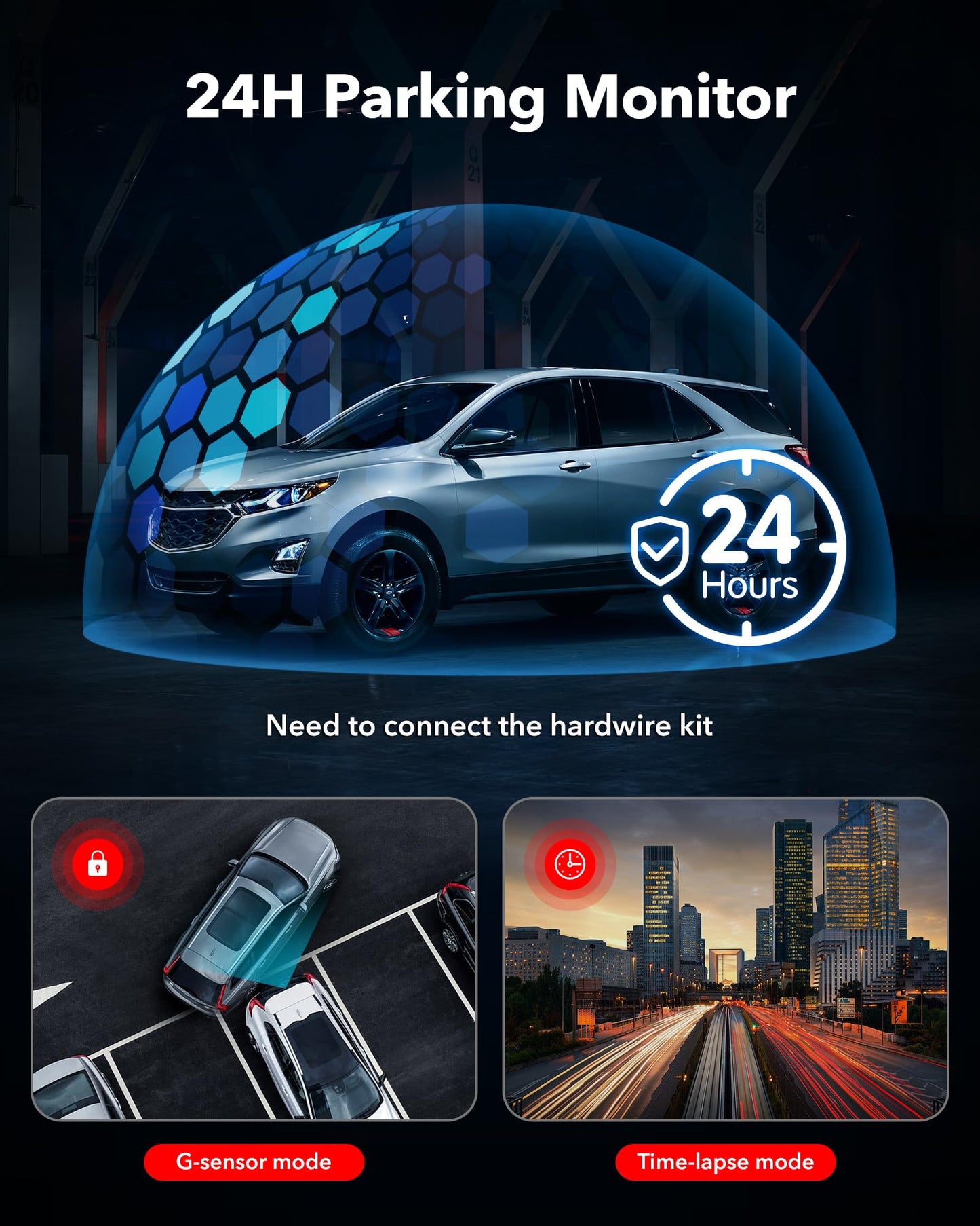 Redtiger F7NP 4K Front Rear Dash Cam