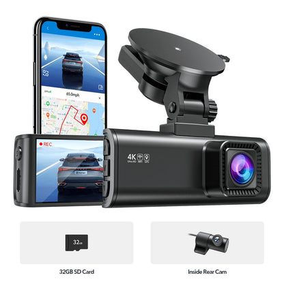 F7NP 4K Front and Rear Dash Cam