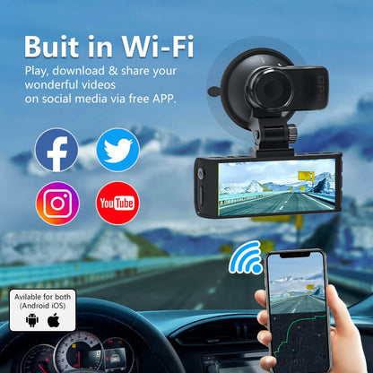 Redtiger F7NS 4K Front Car Dash Camera