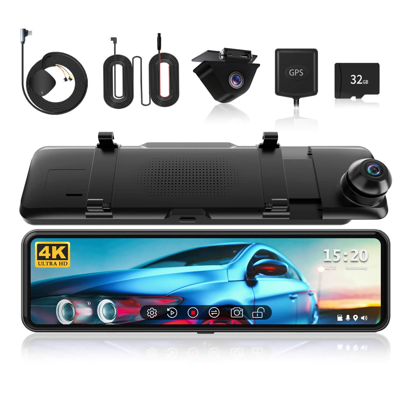 Redtiger T700 Mirror Dash Cam
