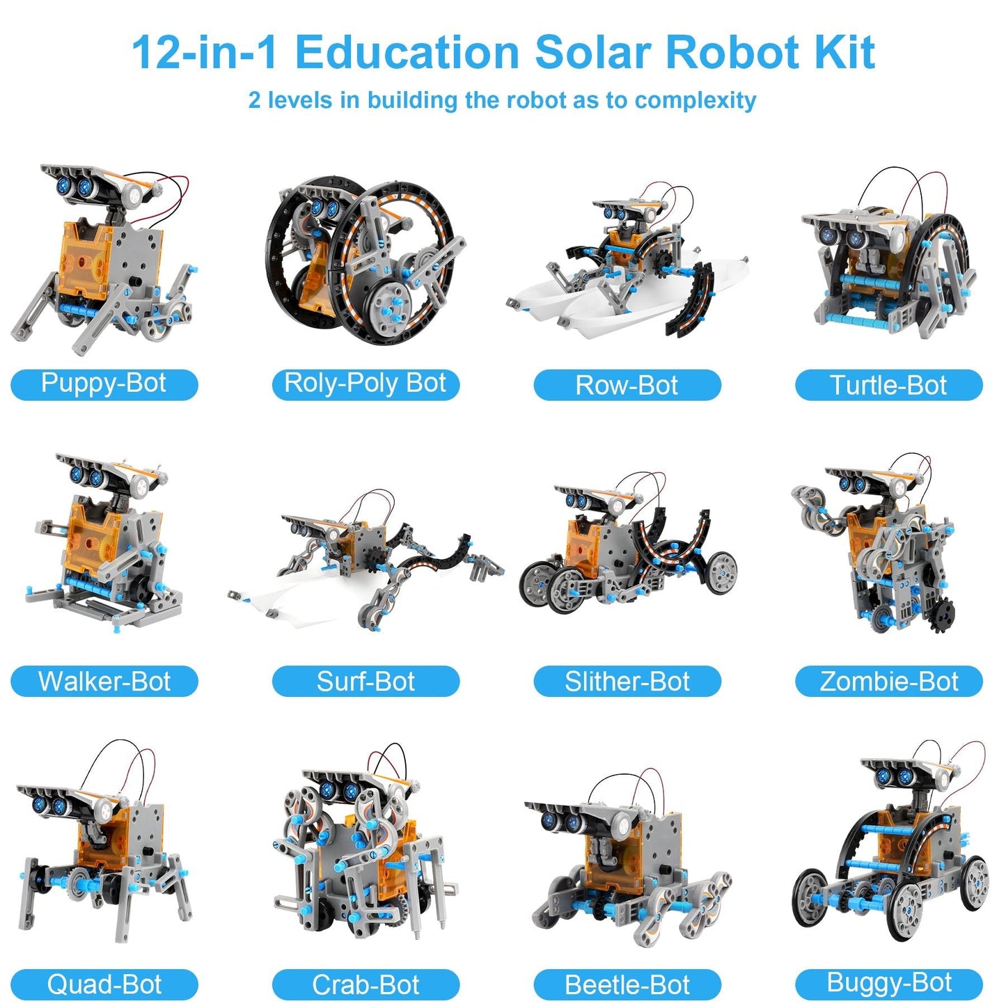 Silbird Solios-Alpha Educational Toy(12-IN-1)