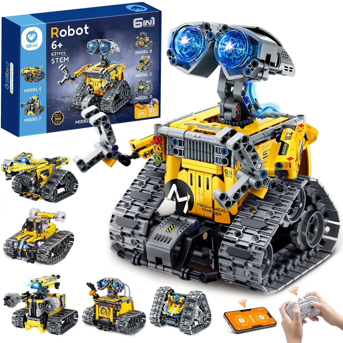 Sillbird STEM ecoEbot Toy B886 (6-IN-1)