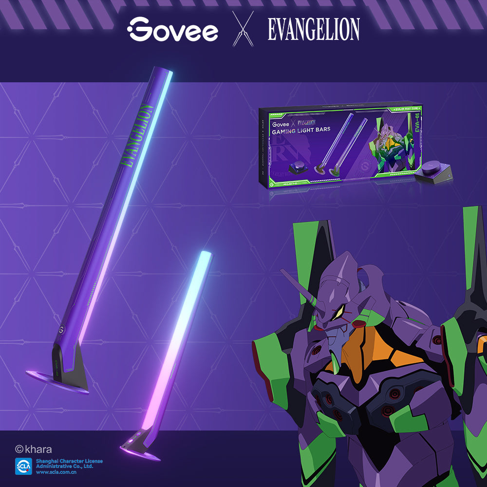 Refurbished Govee RGBIC Wi-Fi Gaming Light Bars with Smart Controller