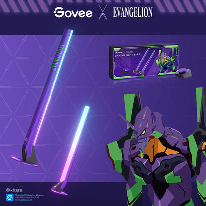 Refurbished Govee RGBIC Wi-Fi Gaming Light Bars with Smart Controller