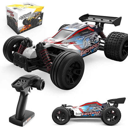 Coche RC 1:18 sin escobillas a escala real, coche todoterreno de alta velocidad, escalada, 4x4, coche RC de deriva impermeable