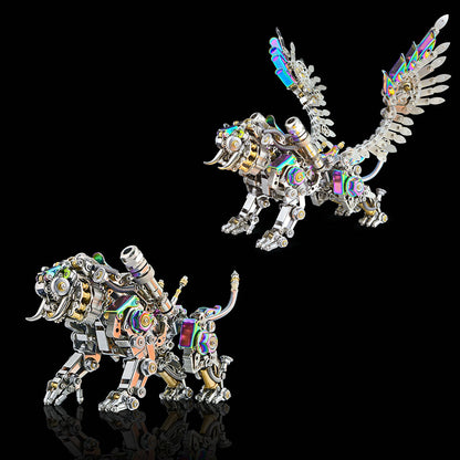 Extinct Smilodon Saber Tooth Tiger 650PCS+ 3D Metal Model Kits for Adults