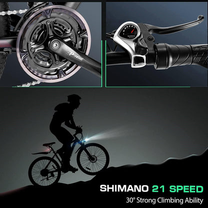 VIVI H7UL 27.5" High-Step Off Road Electric Mountain Bike UL2849 Certified