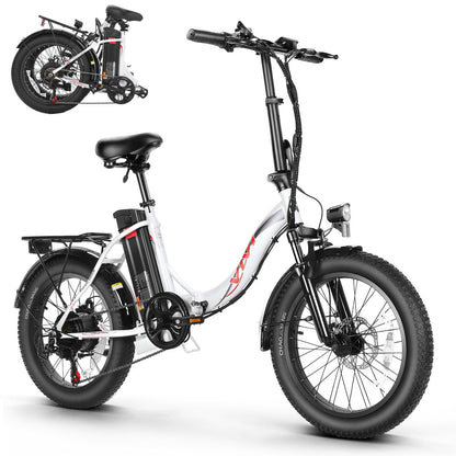 VIVI MT20UL Cruiser 3.0" Fat Tire Folding Electric Bike UL2849 Certified