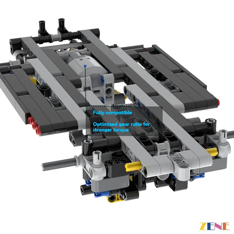 Power Functions for LEGO Koenigsegg Jesko Absolut Hypercar #42173 #42184 RC Motorized