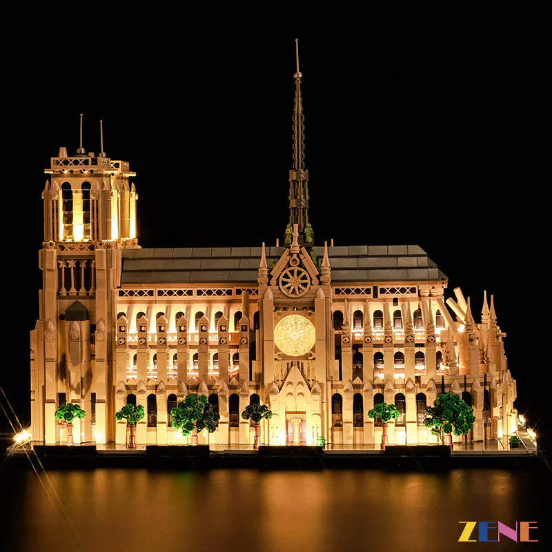 Kit de iluminación para Notre Dame de París LEGO #21061