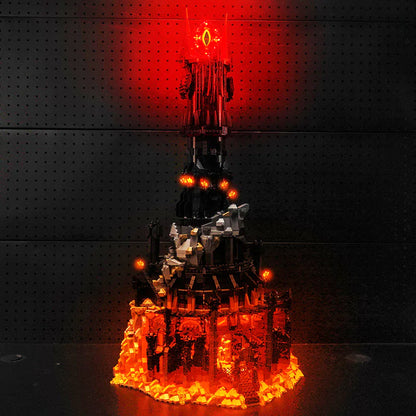 Kit de iluminación para LEGO Barad dur Tower de El Señor de los Anillos n.° 10333 