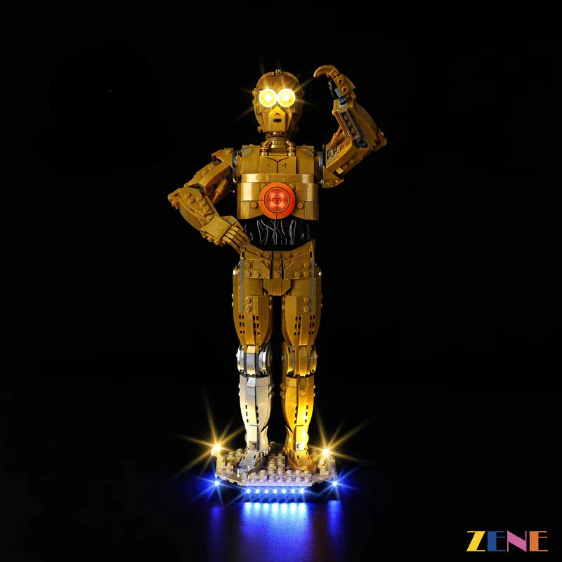 Kit de iluminación para LEGO C-3PO n.° 75398