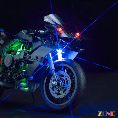 Kit de luces para motocicleta LEGO Kawasaki Ninja H2R n.° 42170
