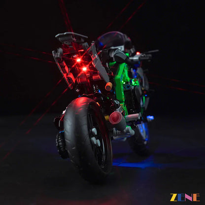 Kit de luces para motocicleta LEGO Kawasaki Ninja H2R n.° 42170