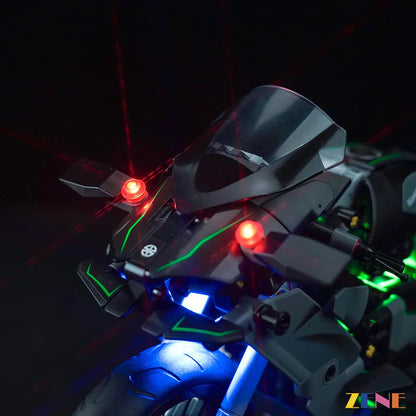Kit de luces para motocicleta LEGO Kawasaki Ninja H2R n.° 42170